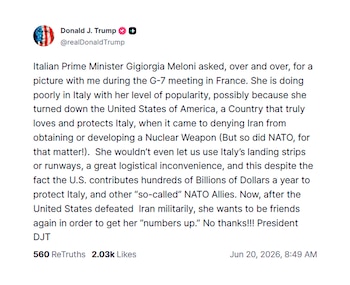 Donald Trump tuit
