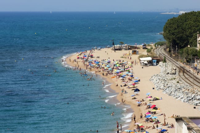 Playa de Can Villar (COSTA DEL MARESME).