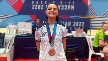 La jugadora de tenis de