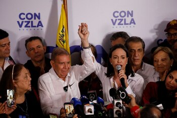 La líder opositora venezolana María