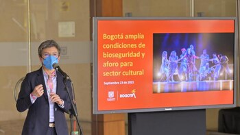 Aforo de lugares del sector cultural en Bogotá ahora será del 75%