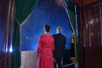 El presidente Andrés Manuel López