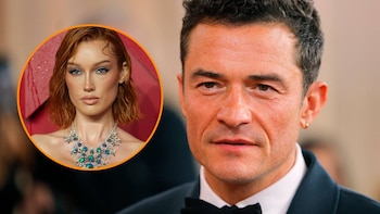 Orlando Bloom apareció junto a una influencer con llamativo parecido a Katy Perry
