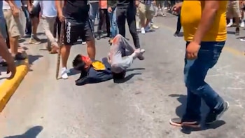 Dieron golpiza a mujer presuntamente