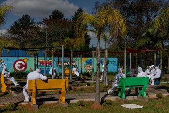 Empleados de la planta de