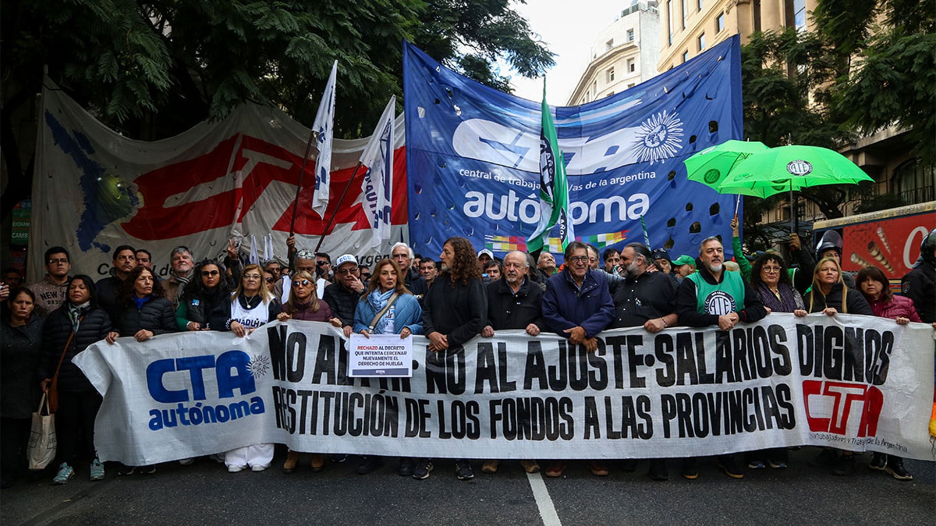 ATE, las dos CTA y la CGT también convocan a la marcha frente al Congreso de la Nación Prensa CTA