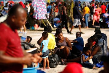 FOTO DE ARCHIVO. Migrantes, en