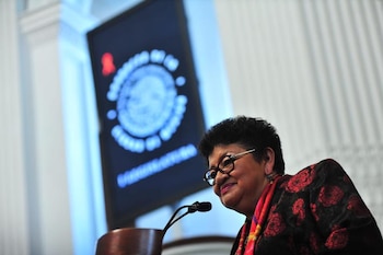 Ernestina Godoy dijo que se