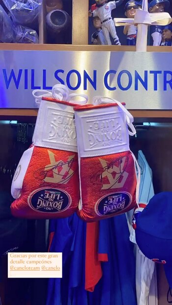 Willson Contreras publicó una foto