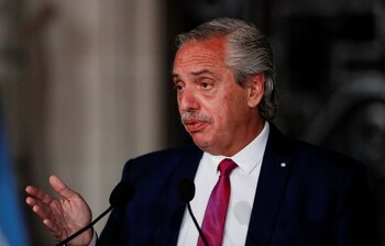 El presidente Alberto Fernández (REUTERS/Agustin