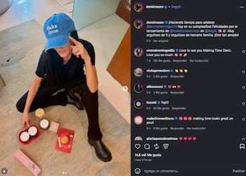 Demi Moore felicitó a Emma Heming por su cumpleaños 50.