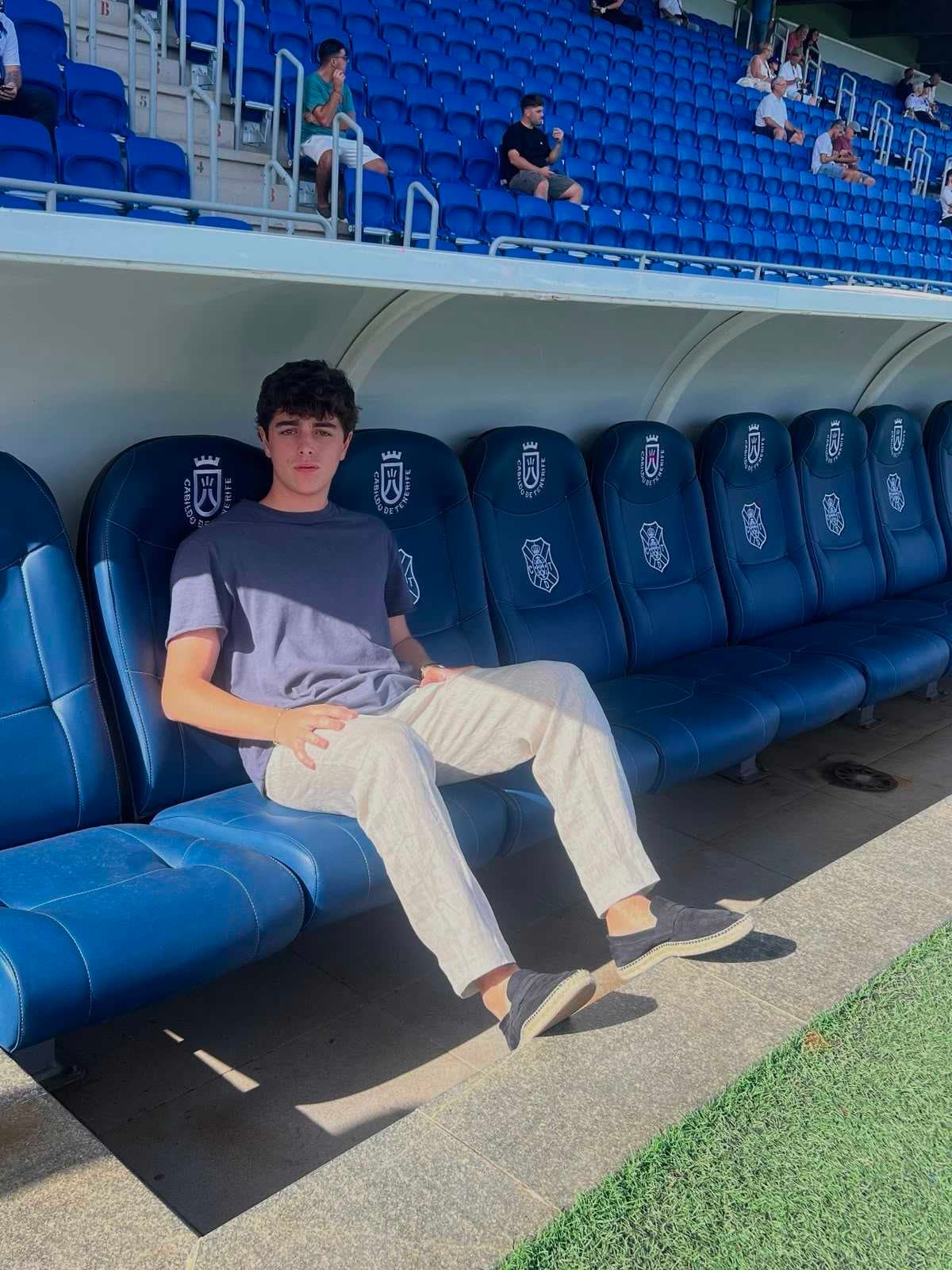 Pablo Laíño, vicepresidente del Ourense CF con solo 21 años. (Cedida)
