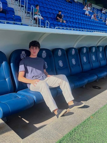 Pablo Laíño, vicepresidente del Ourense CF con solo 21 años. (Cedida)