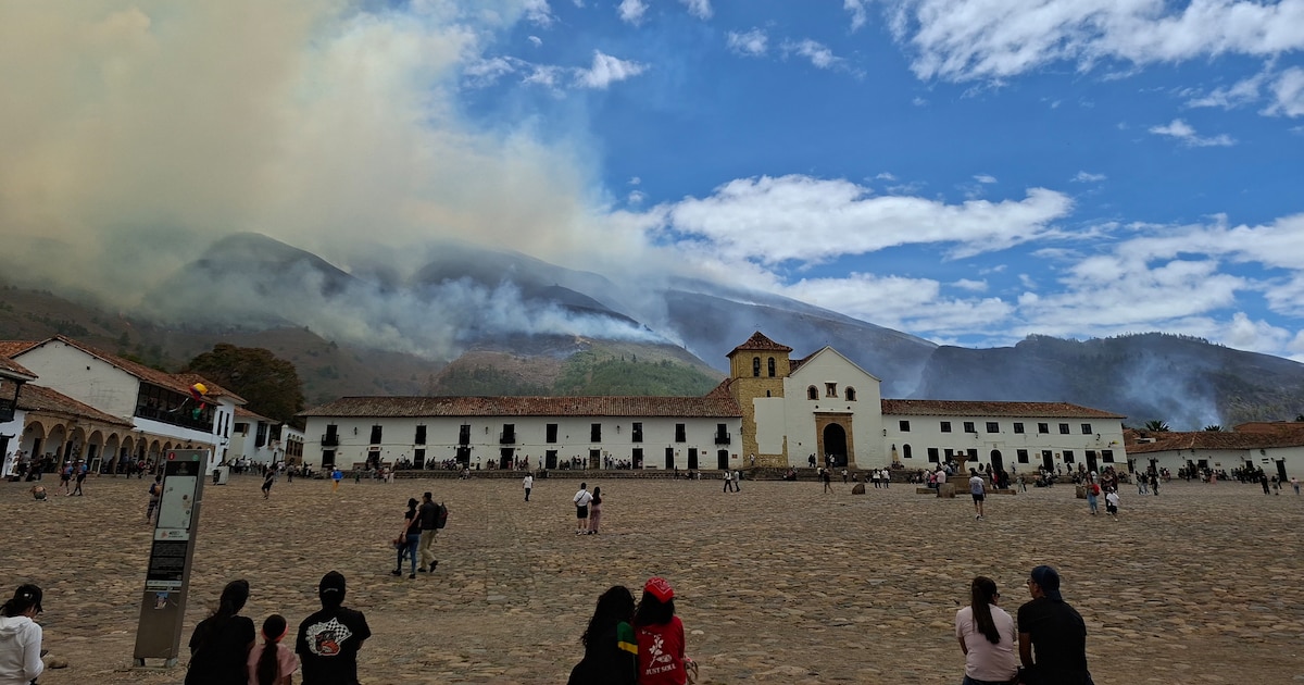 Photo: infobae.com Villa de Leyva Declares Public Calamity After Massive Wildfire on San Marcos Hill