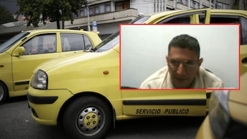 Taxista en Bogotá que ofrecía