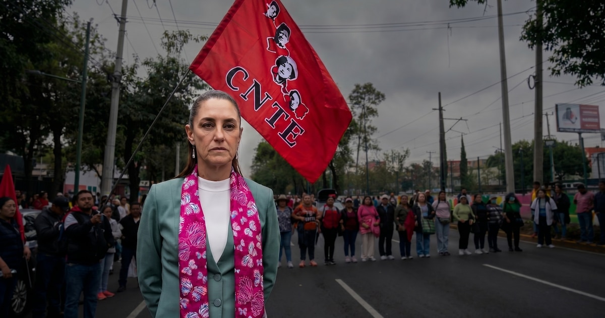 Sheinbaum mantiene negativa a reunirse con la CNTE tras 16 días de protestas en CDMX