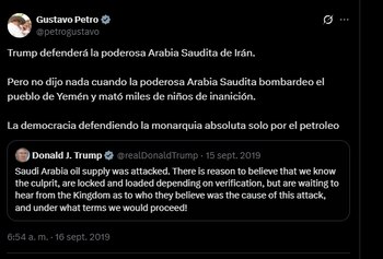 Petro en 2019 utilizaba sus