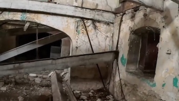 El lugar contaba con estatuas