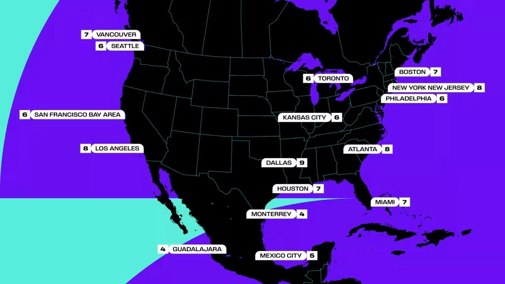 Diez de los estadios seleccionados presentan un riesgo muy alto de episodios de calor extremo durante el torneo de fútbol