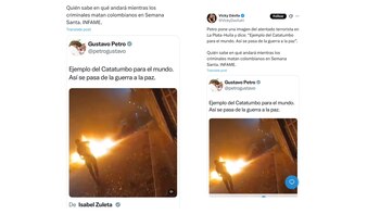 Así fue la publicación del