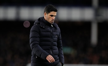 Mikel Arteta atravesó varias derrotas duras contra rivales inferiores en los primeros años (REUTERS/Phil Noble)