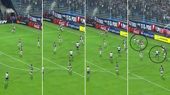 La notable jugada de Kevin Serna en Alianza Lima vs Fluminense por Copa Libertadores 2024.