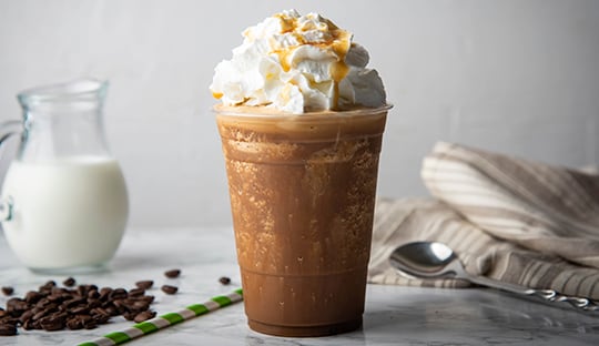 Frappé de café al estilo peruano