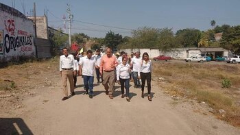 El alcalde Lorenzo Barajas en