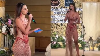 Luciana Fuster sorprende cantando ‘Flowers’ y ‘Despacito’ en la gala de talentos del Miss Grand International 2024