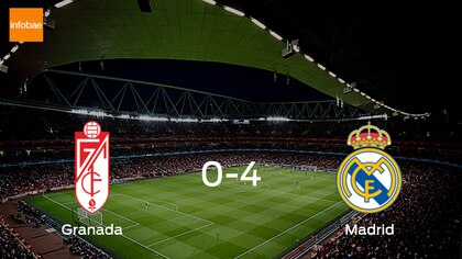 Real Madrid se lleva la victoria tras golear 4-0 a Granada