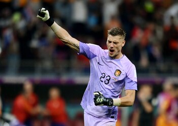 Andries Noppert celebra la clasificación