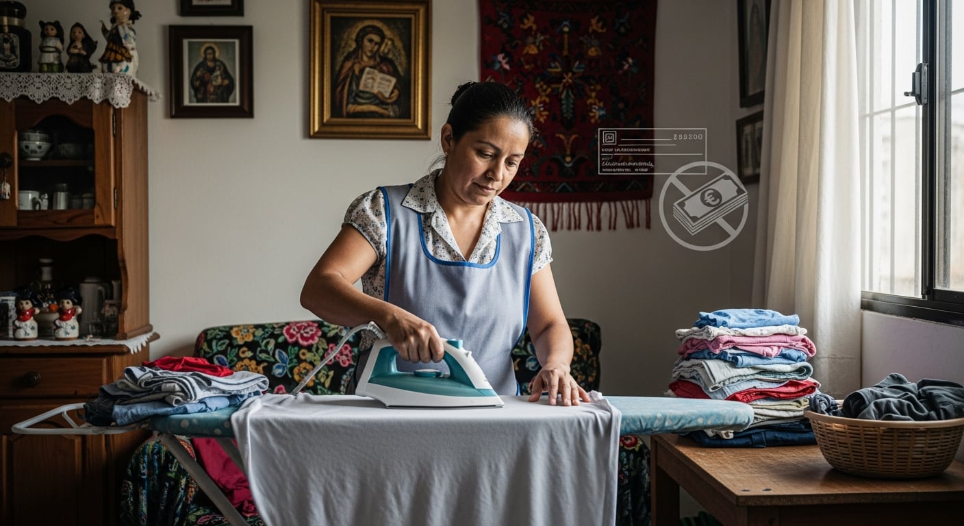 Las trabajadoras del hogar en México tienen derecho a vacaciones, prima vacacional, días de descanso y seguridad social. (crédito Imagen Ilustrativa de Infobae)