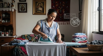 Nueve de cada diez mujeres en Colombia dedican diariamente más del doble de tiempo al trabajo doméstico no remunerado que los hombres, revela el simulador - crédito Imagen Ilustrativa de Infobae