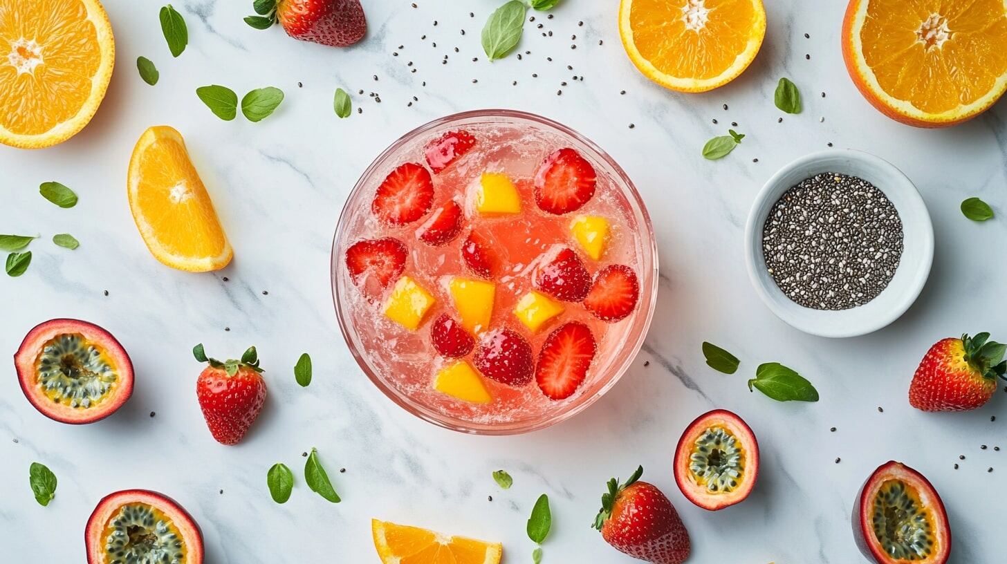 La gelatina puede ingerirse con una fuente de vitaminaC, como la naranja, para mejorar la síntesis de colágeno (Imagen Ilustrativa Infobae)