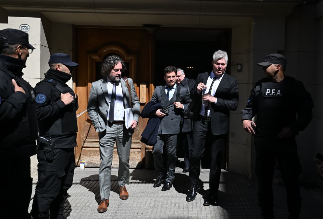 Fernando Burlando, Fabián Améndola y Alejandro Díaz, el equipo querellante (Maximiliano Luna)