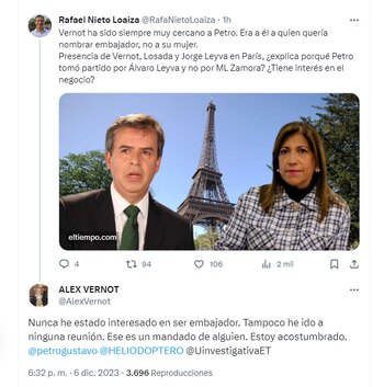 El abogado Vernot le contestó