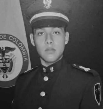 El cadete Cristopher Blanco murió
