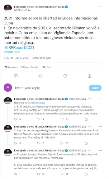 Cuba libertad religiosa