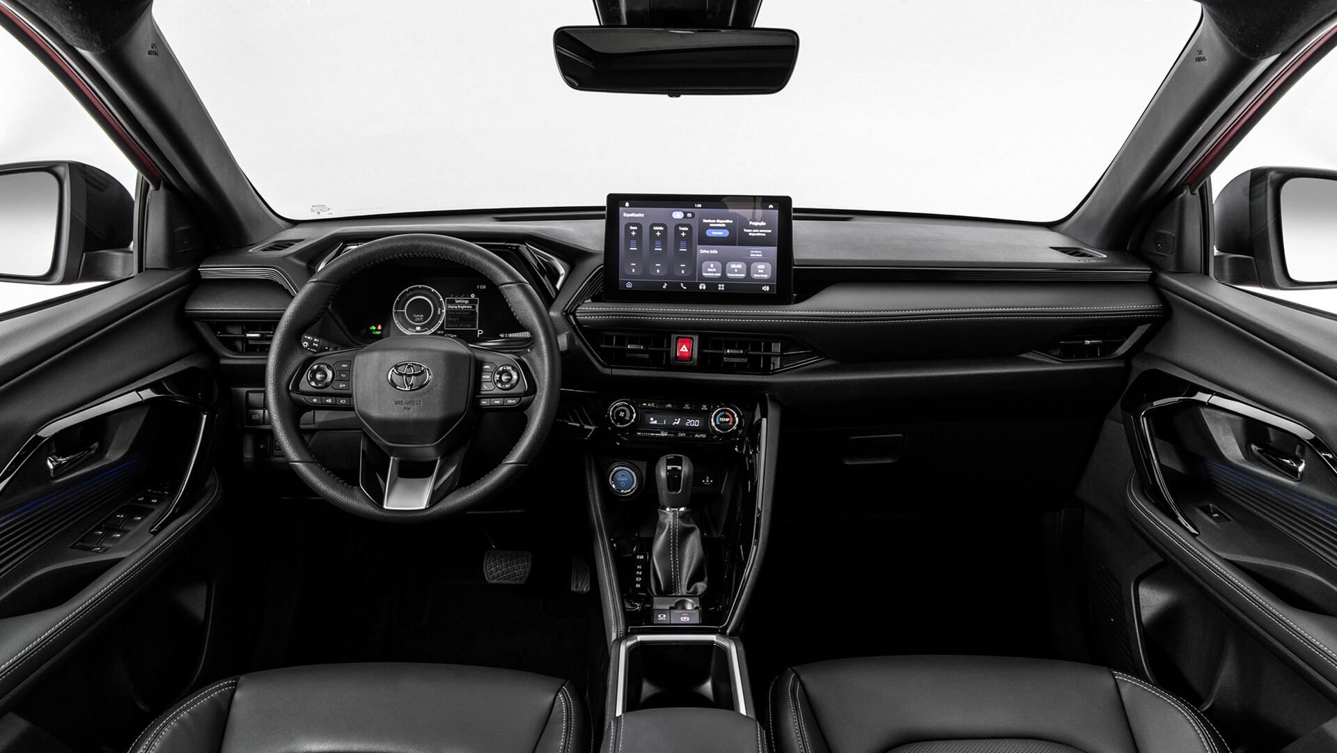 El interior del Yaris Cross se destaca por la calidad de los materiales