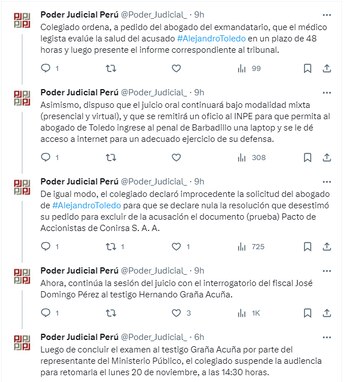 Resolución del Poder Judicial