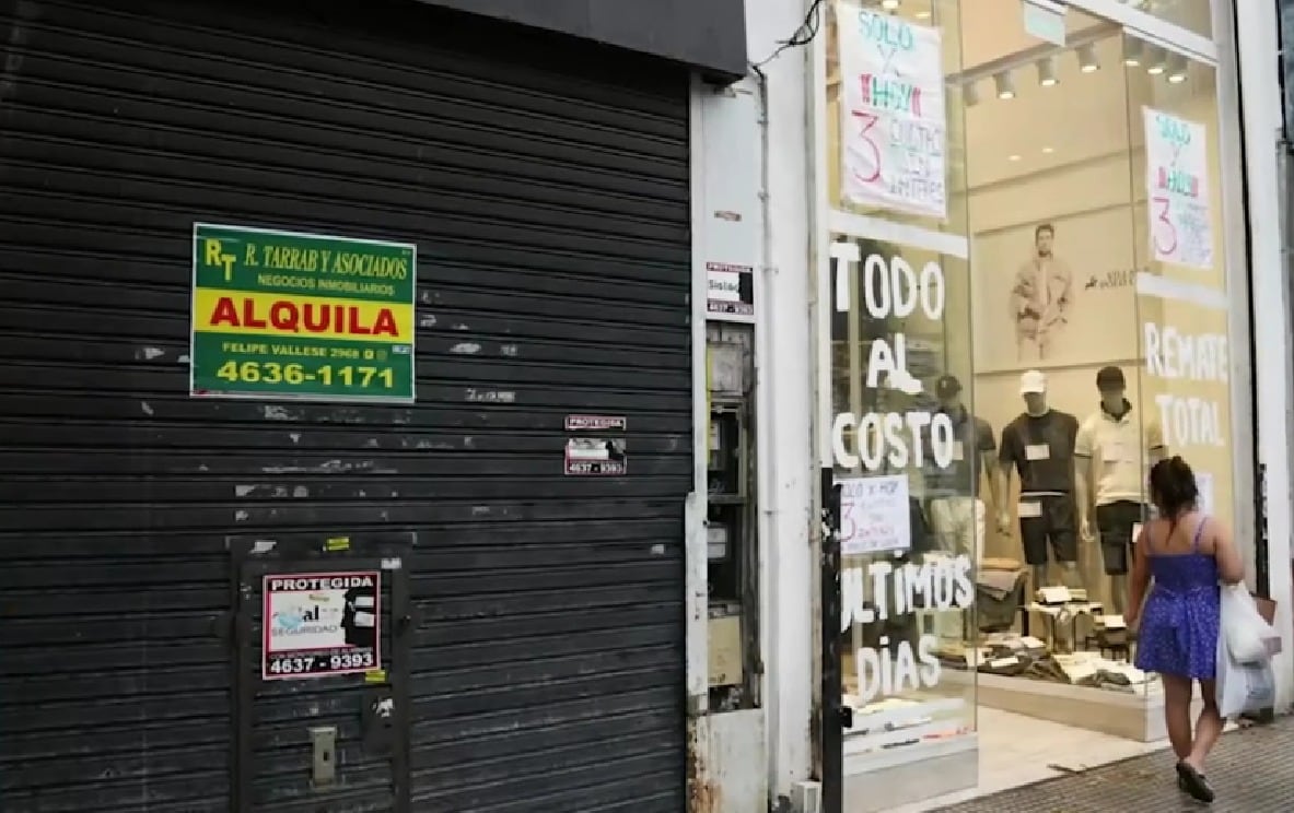 Las facturas del servicio eléctrico en la galería comercial alcanzan montos de hasta 1,5 millones de pesos mensuales (captura de video)