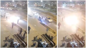 En redes sociales quedó captado