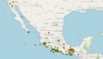 En México tiembla prácticamente todo el tiempo debido a las placas tectónicas irregulares que hay, sin embargo pocos son perceptibles (SSN)