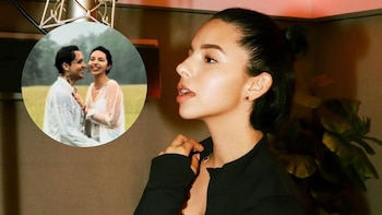 Así reaccionó Ángela Aguilar al video de “Un Vals” de Christian Nodal tras varios días de silencio