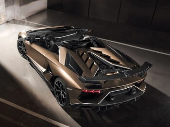 Lamborghini exhibió el Aventador SVJ