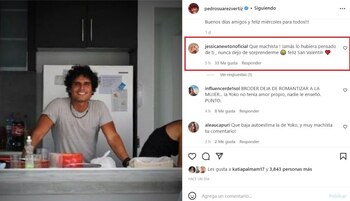 Jessica Newton arremetió contra Pedro