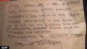 La Policía halló una carta