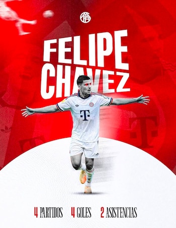 Felipe Chávez ha revolucionado al FC Bayern en la pretemporada. - Crédito: Patrick Mosquera