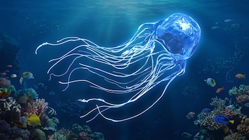 Así es la medusa más peligrosa del mundo: puede matar en minutos y es casi invisible en el agua