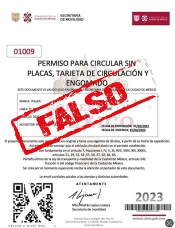 Semovi alerta sobre supuesta estafa